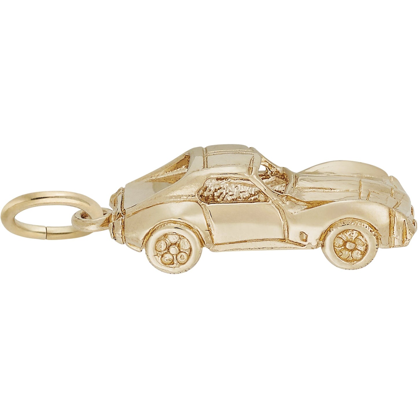 Classic American Sports Car Charm - Metal - Sterling Silver