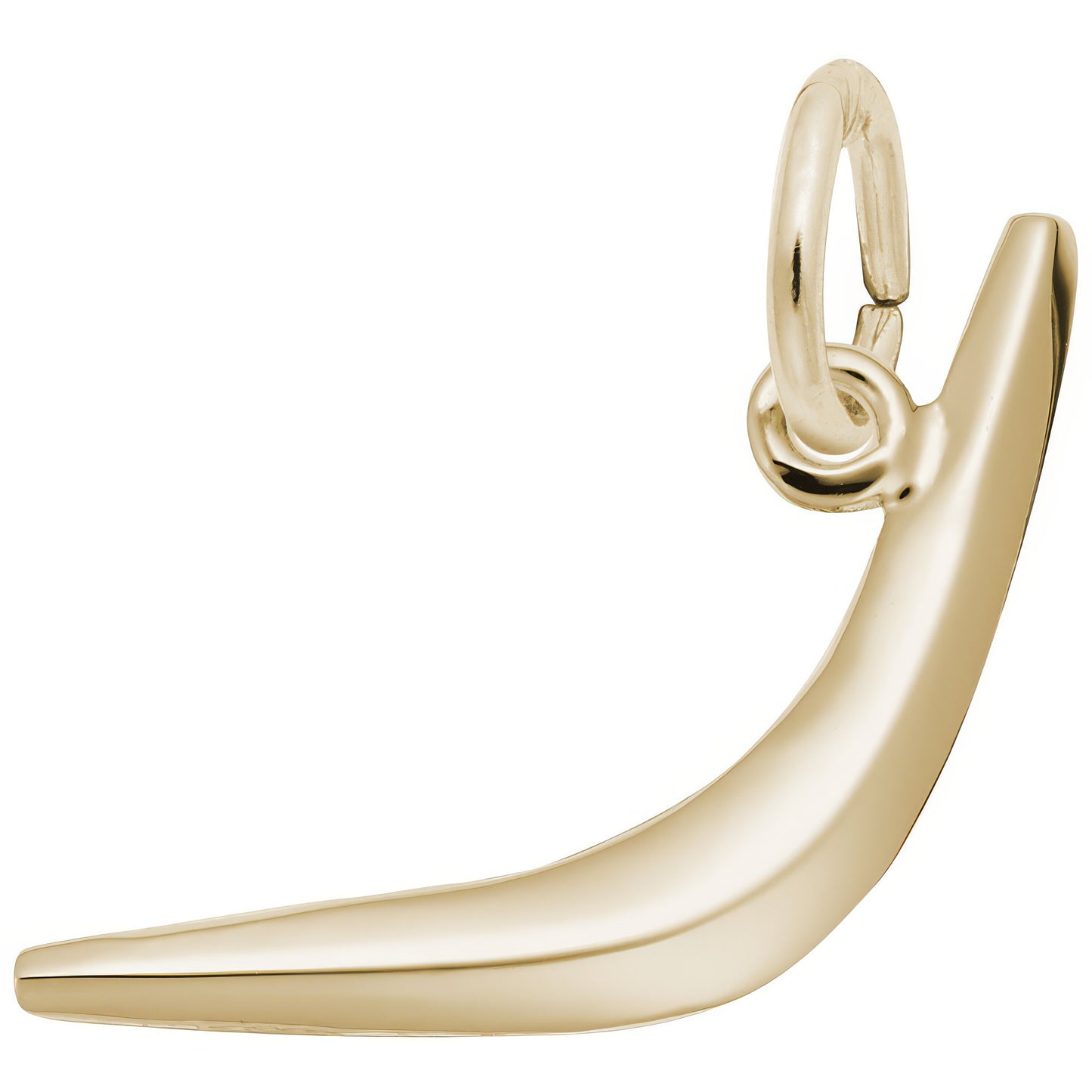 Boomerang Charm - Metal - Sterling Silver