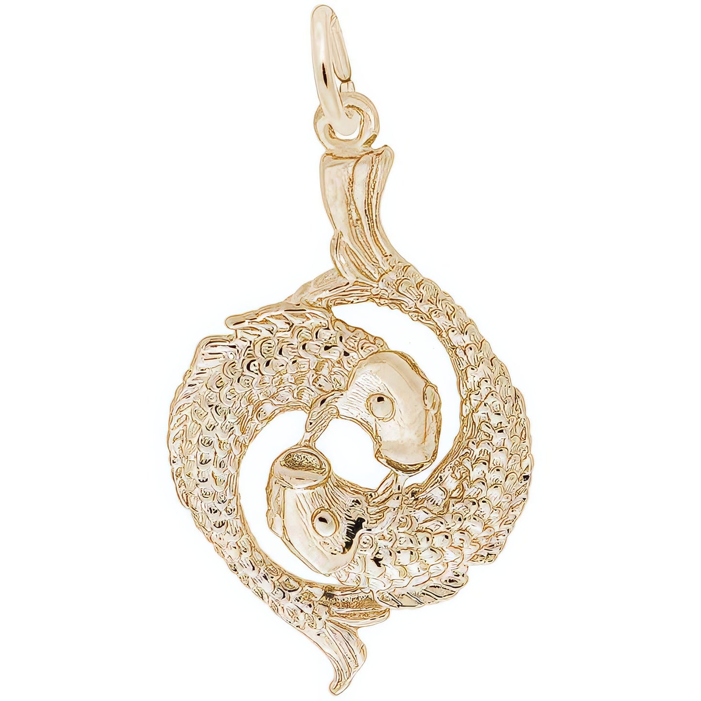 Pisces Charm, Sterling Silver