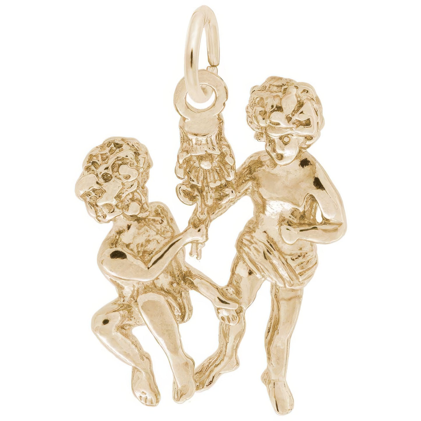 Gemini Charm, Sterling Silver
