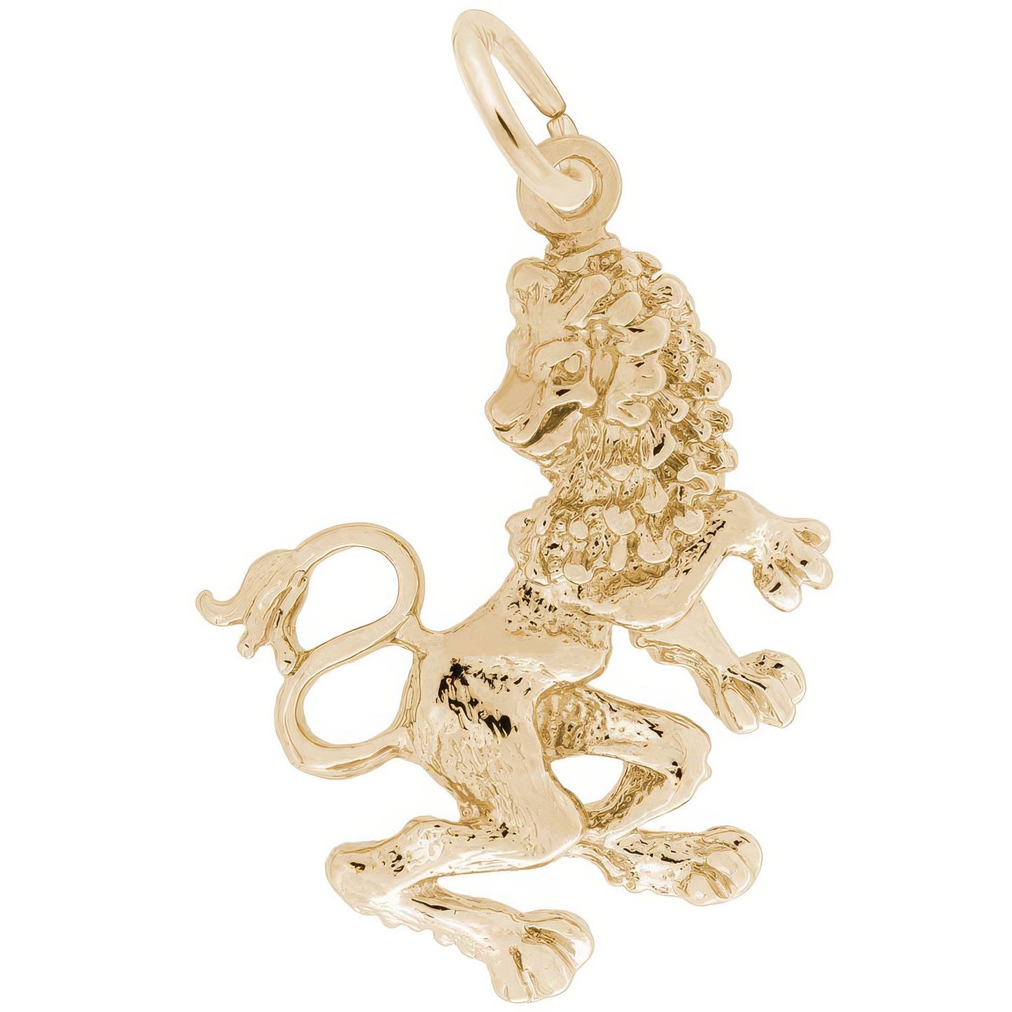 Leo Charm, Sterling Silver