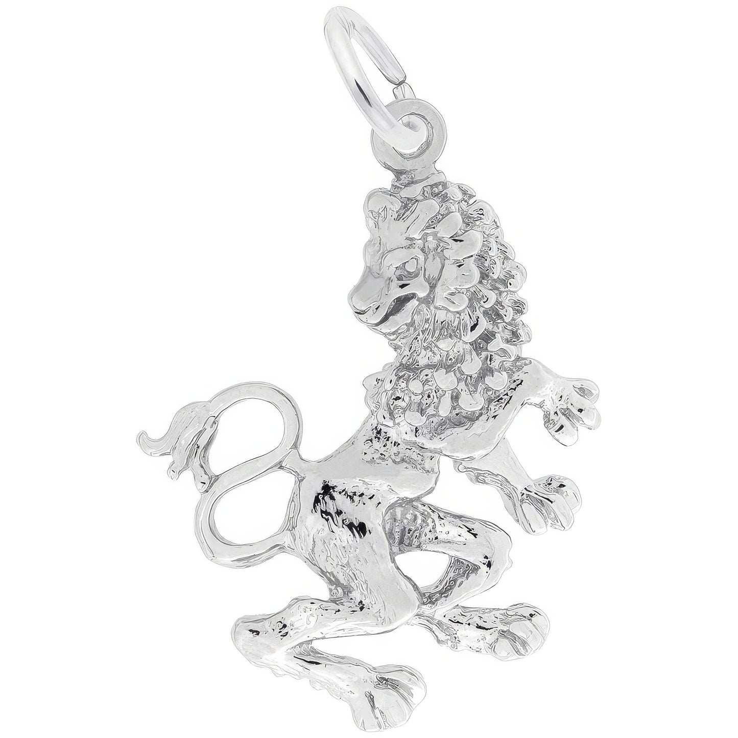 Leo Charm, Sterling Silver