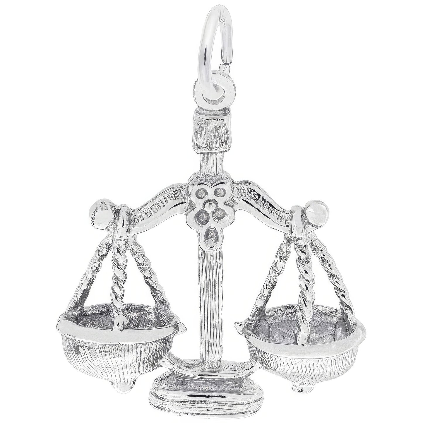 Libra Charm, Sterling Silver