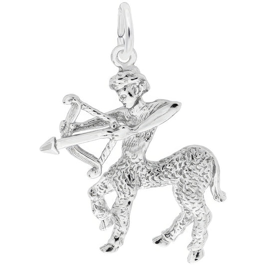 Sagittarius Charm, Sterling Silver
