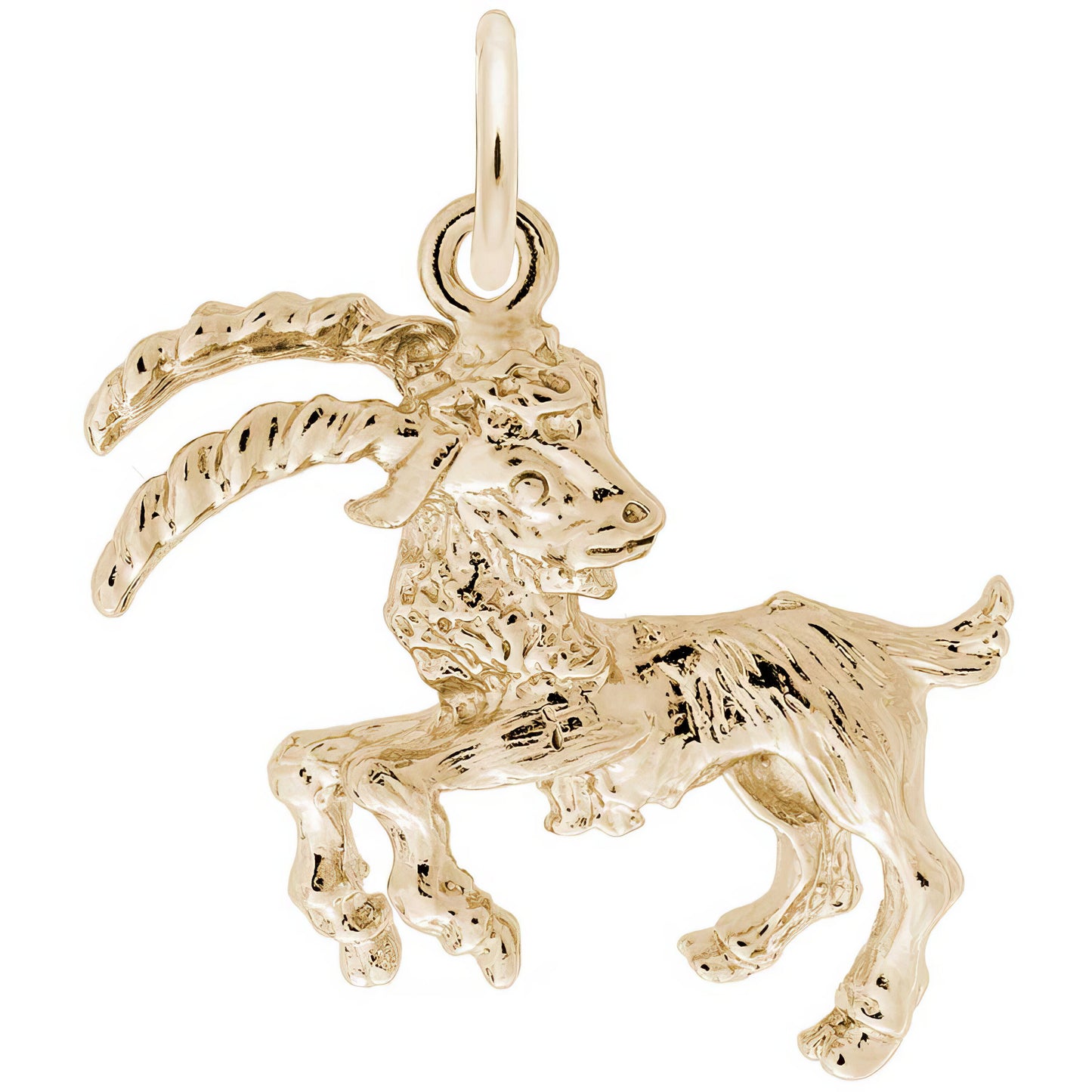 Capricorn Charm, Sterling Silver