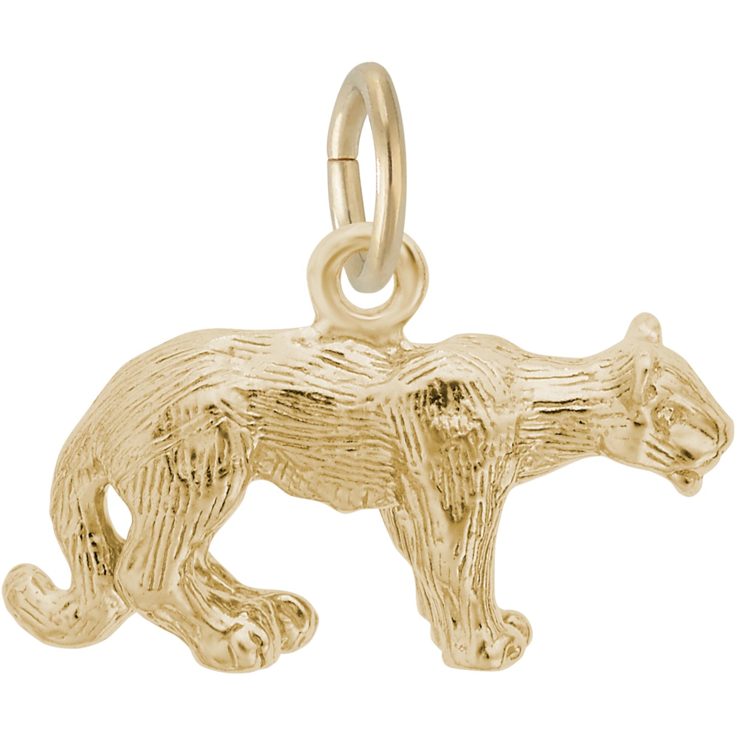 Cougar Charm - Metal - Sterling Silver