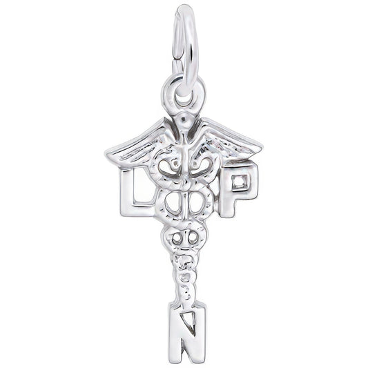 Sterling Silver Licensed Practical Nurse Charm