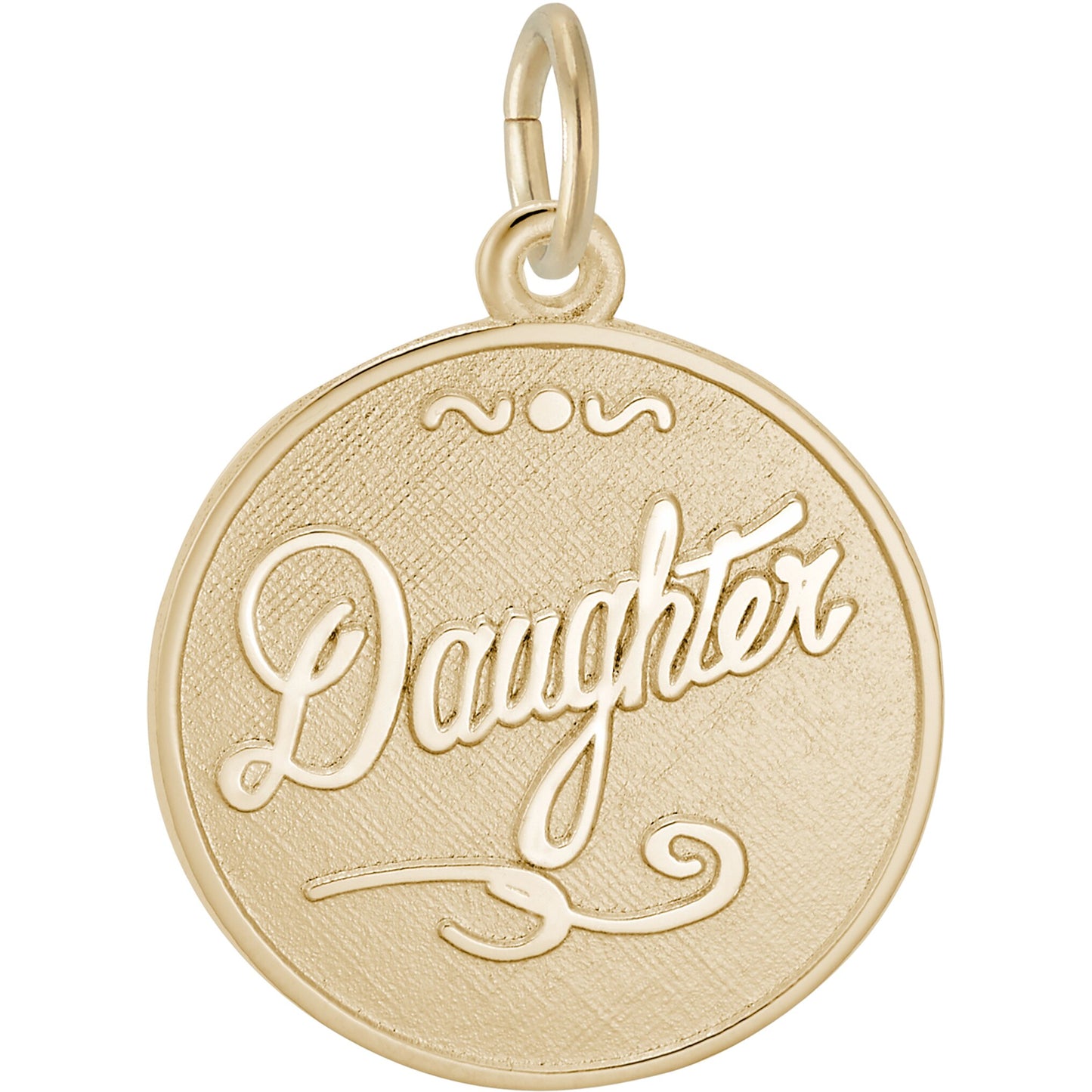 Daughter Charm - Metal - Sterling Silver