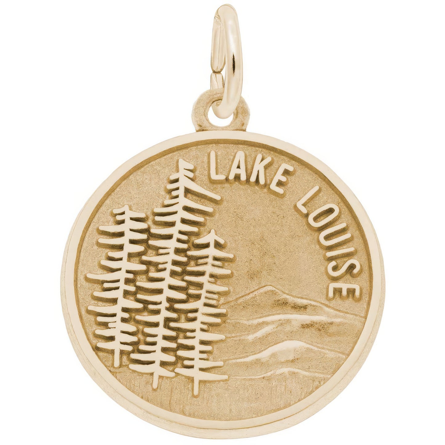 Lake Louise Scene Charm, Sterling Silver