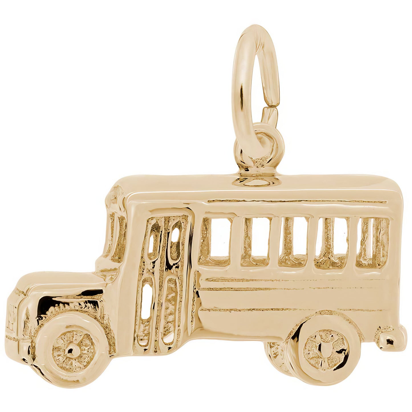 Schoolbus Charm, Sterling Silver