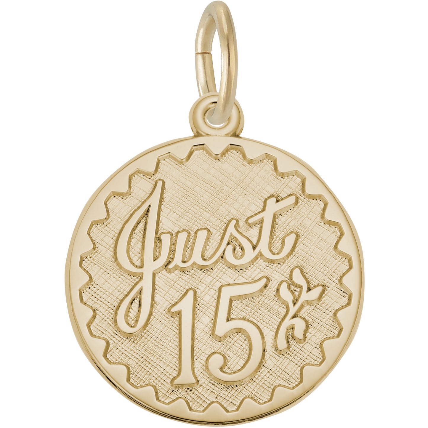 Just Fifteen Charm - Metal - Sterling Silver