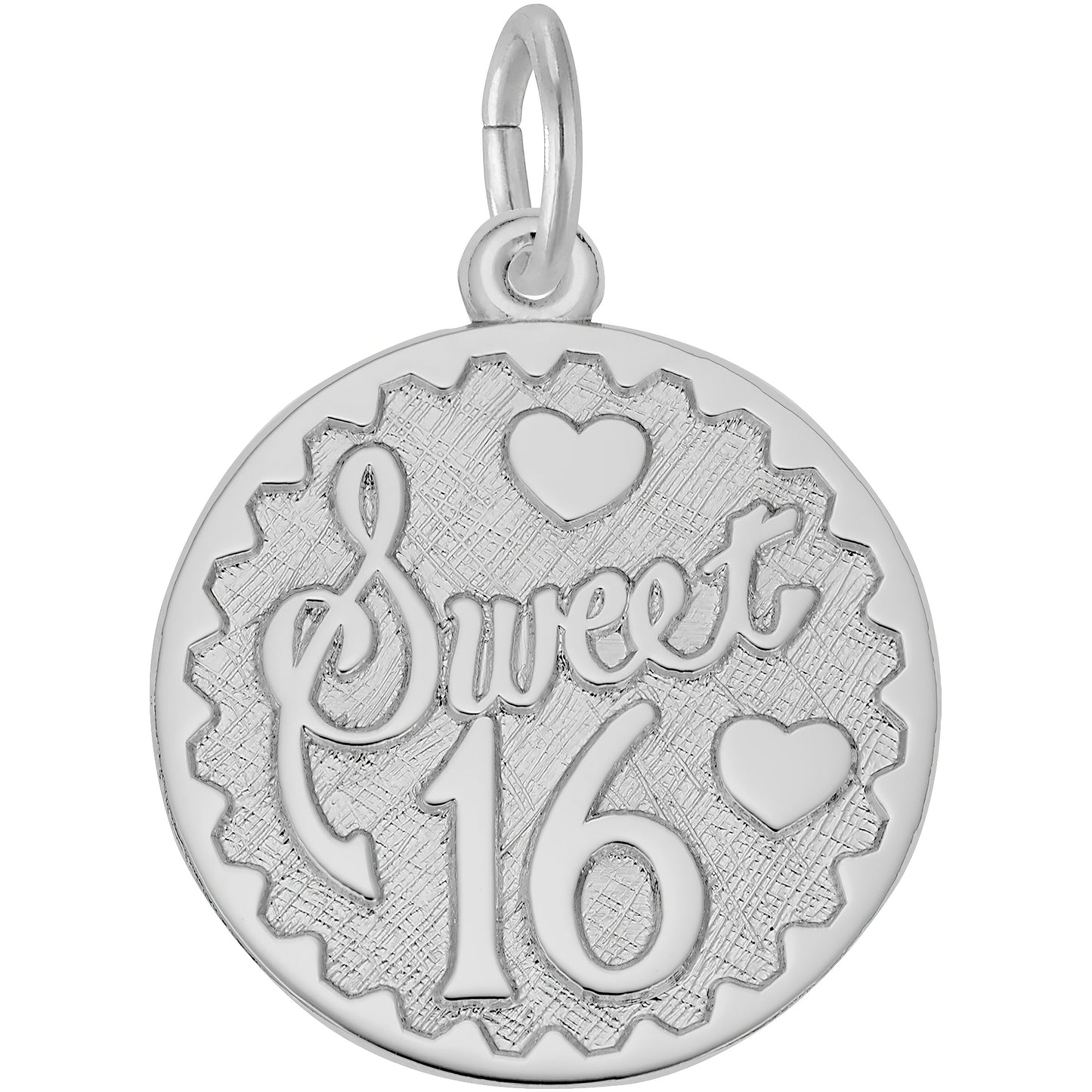 Sweet Sixteen Charm - Metal - Sterling Silver