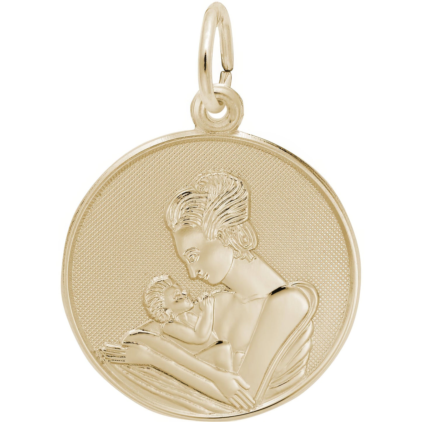 Sterling Silver Mom & Baby Charm