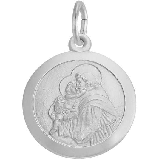 St. Antonio Charm - Metal - Sterling Silver