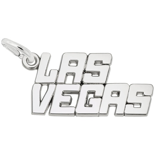 Las Vegas Charm - Metal - Sterling Silver