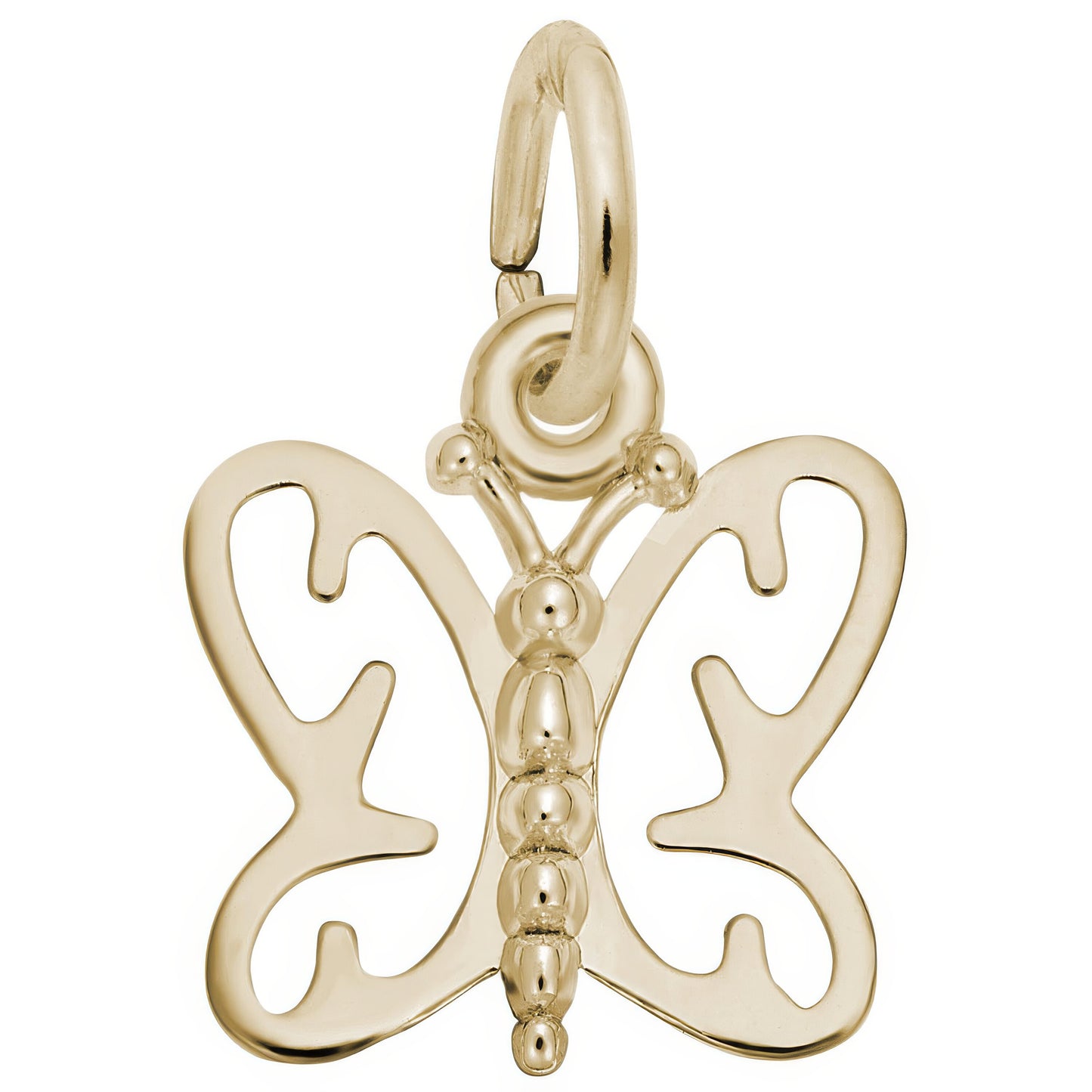 Charms Sterling Silver Butterfly Charm