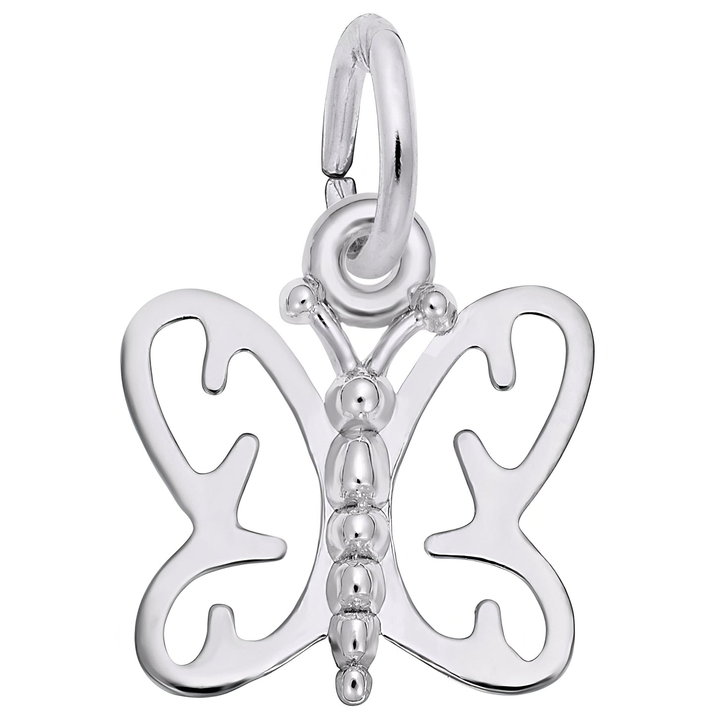 Charms Sterling Silver Butterfly Charm