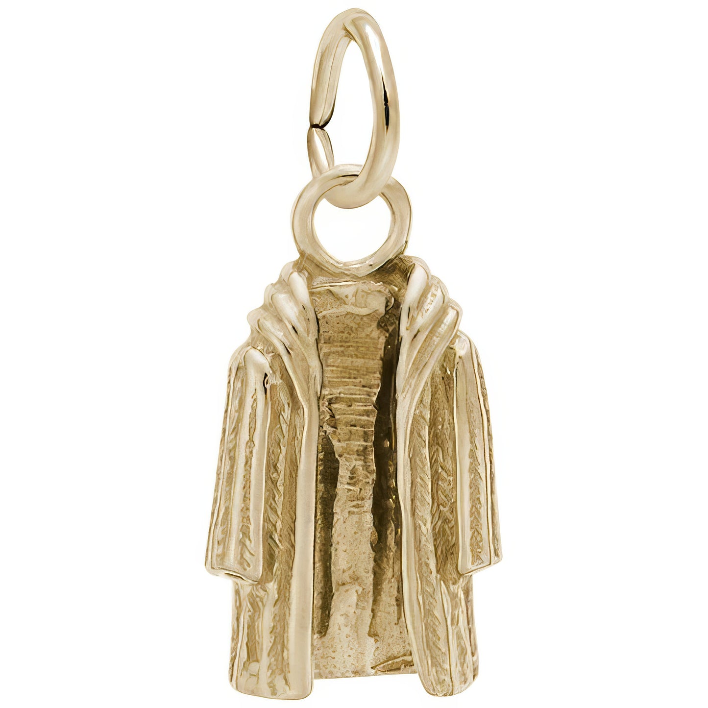 Fur Coat Charm - Metal - Sterling Silver