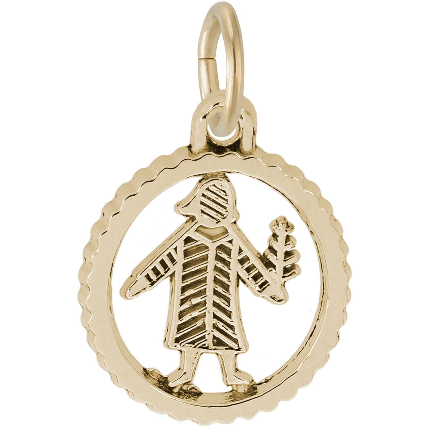 Virgo Charm, Sterling Silver