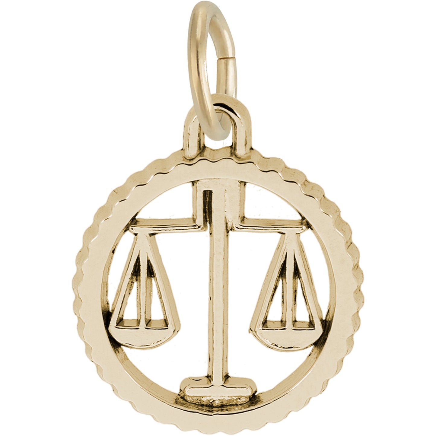 Libra Charm, Sterling Silver
