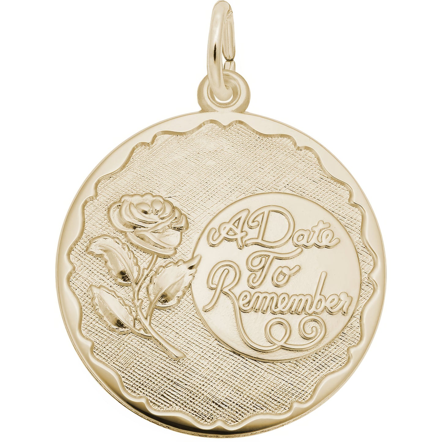 A Date to Remember w/Rose Charm - Metal - Sterling Silver