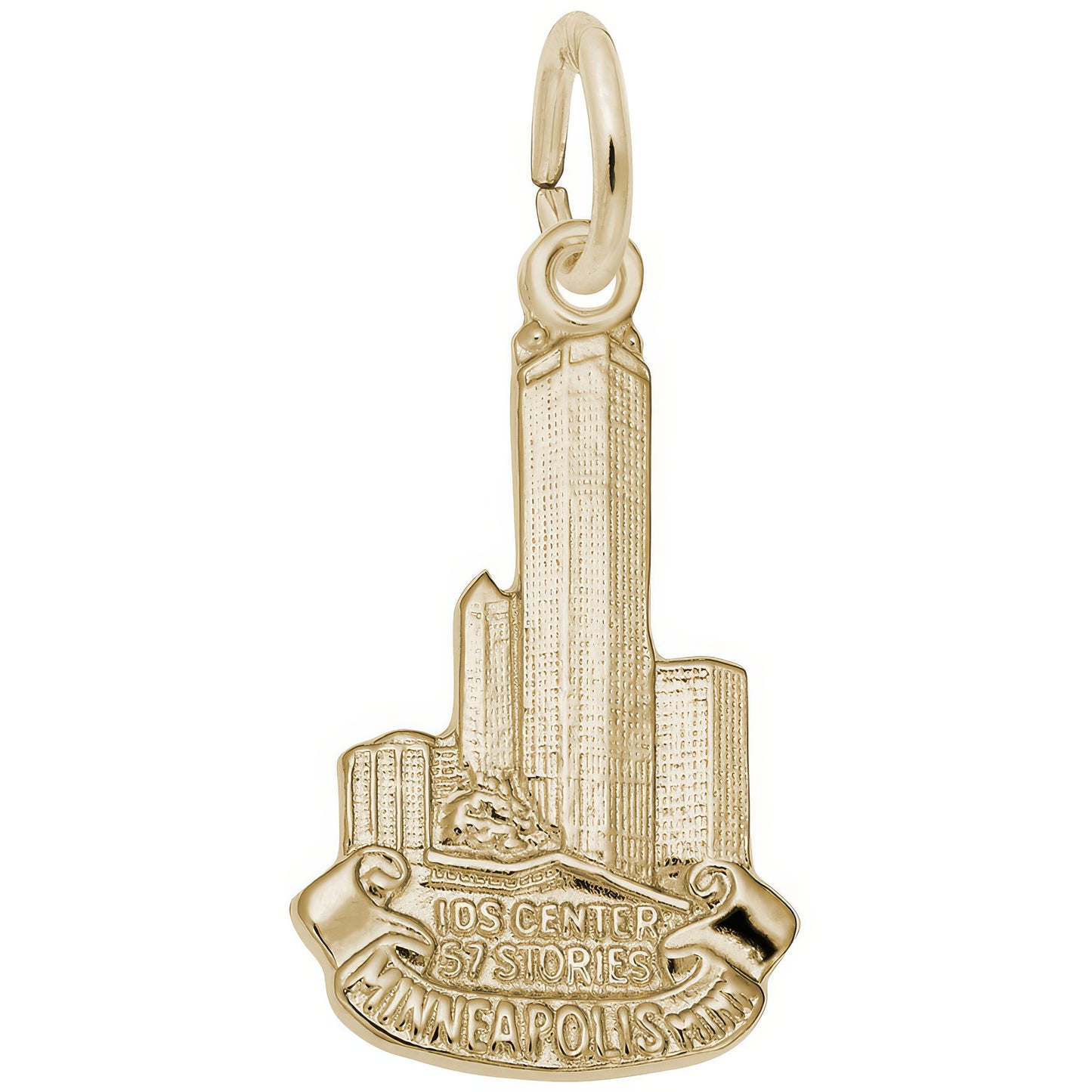 IDS Center Charm - Metal - Sterling Silver