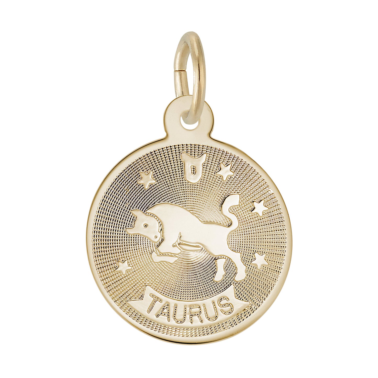 Taurus Charm, Sterling Silver