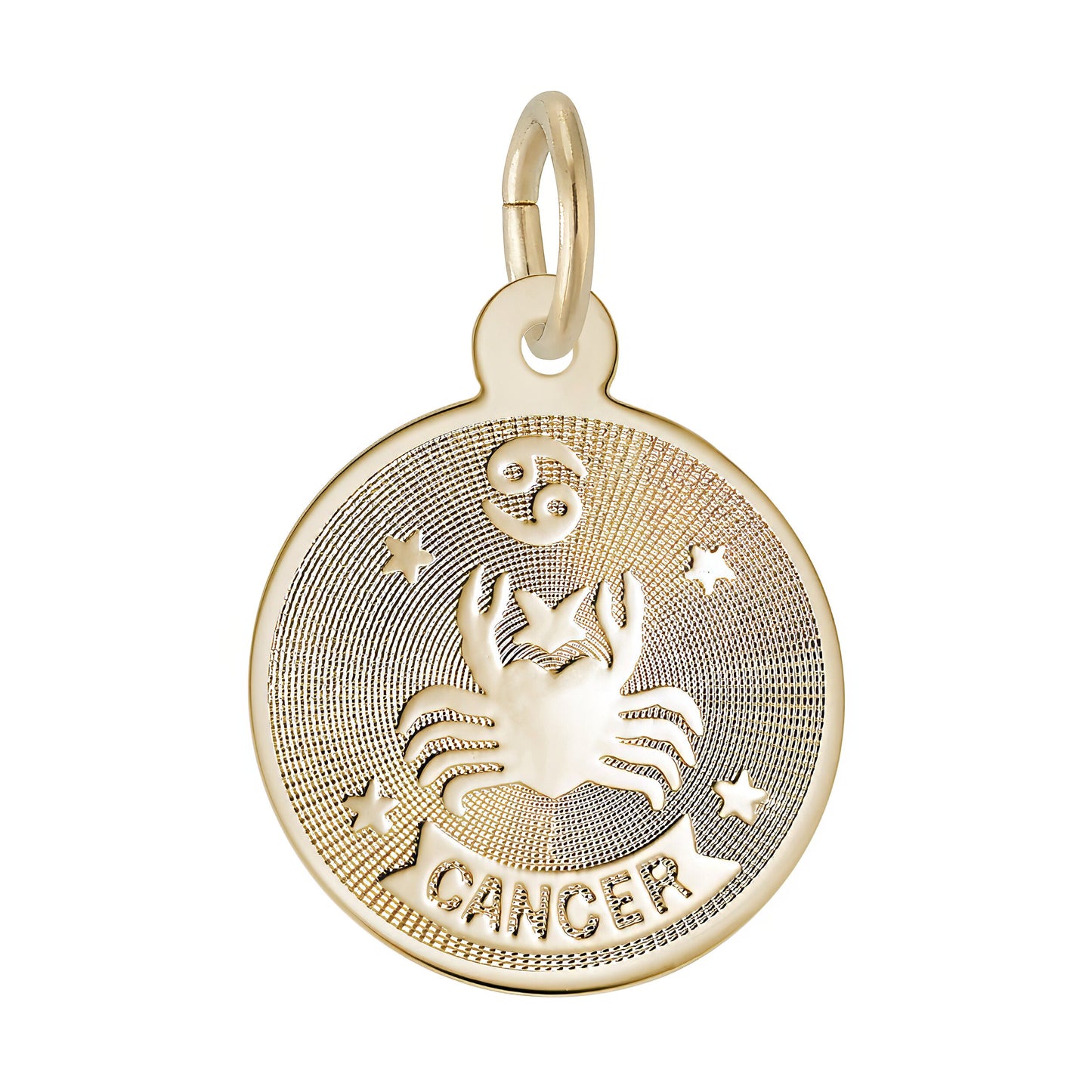 Cancer Charm, Sterling Silver