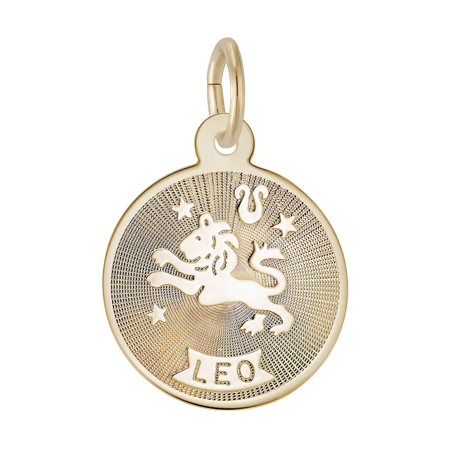 Leo Charm, Sterling Silver