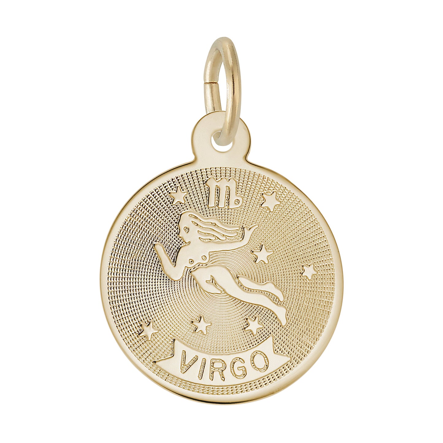 Virgo Charm, Sterling Silver