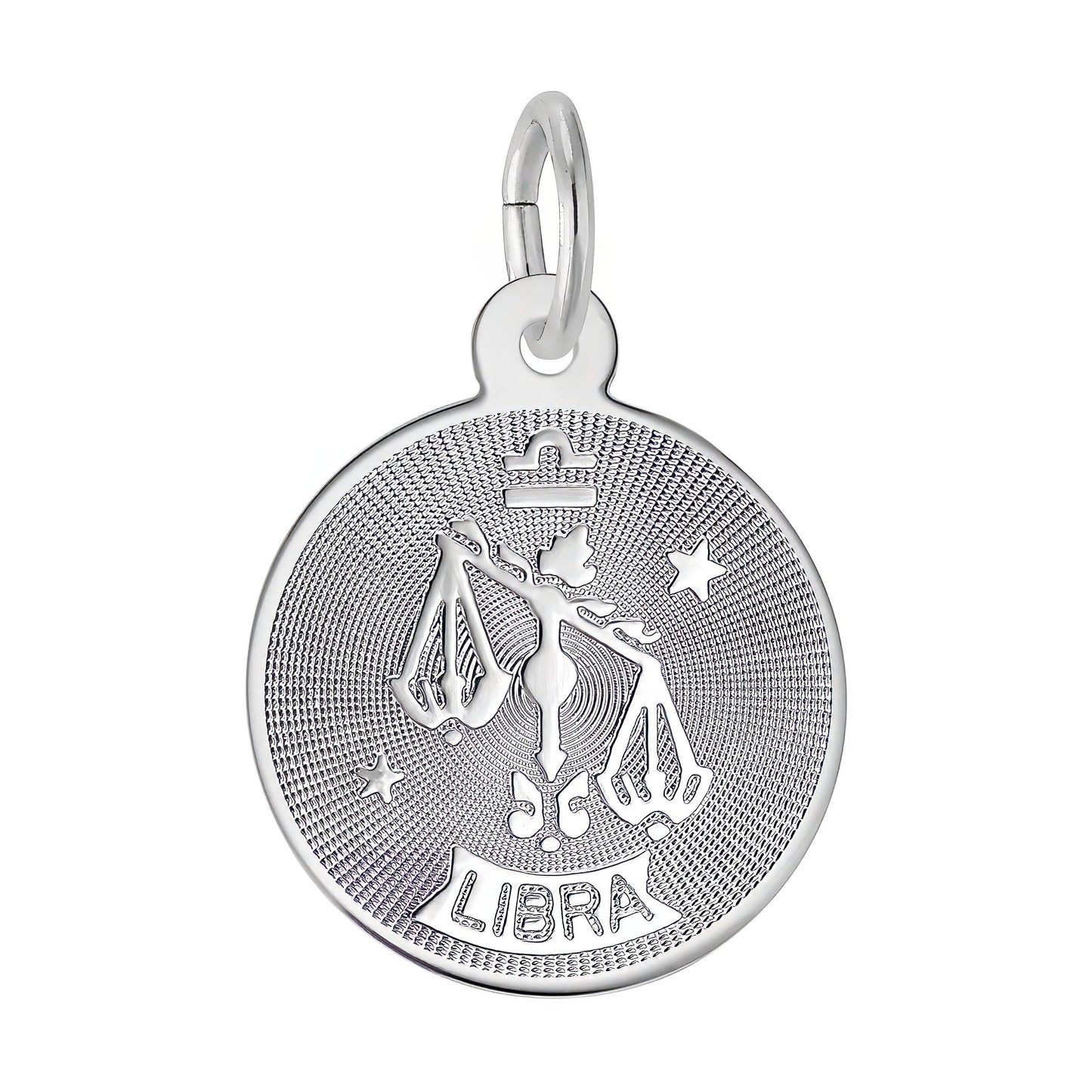 Libra Charm, Sterling Silver