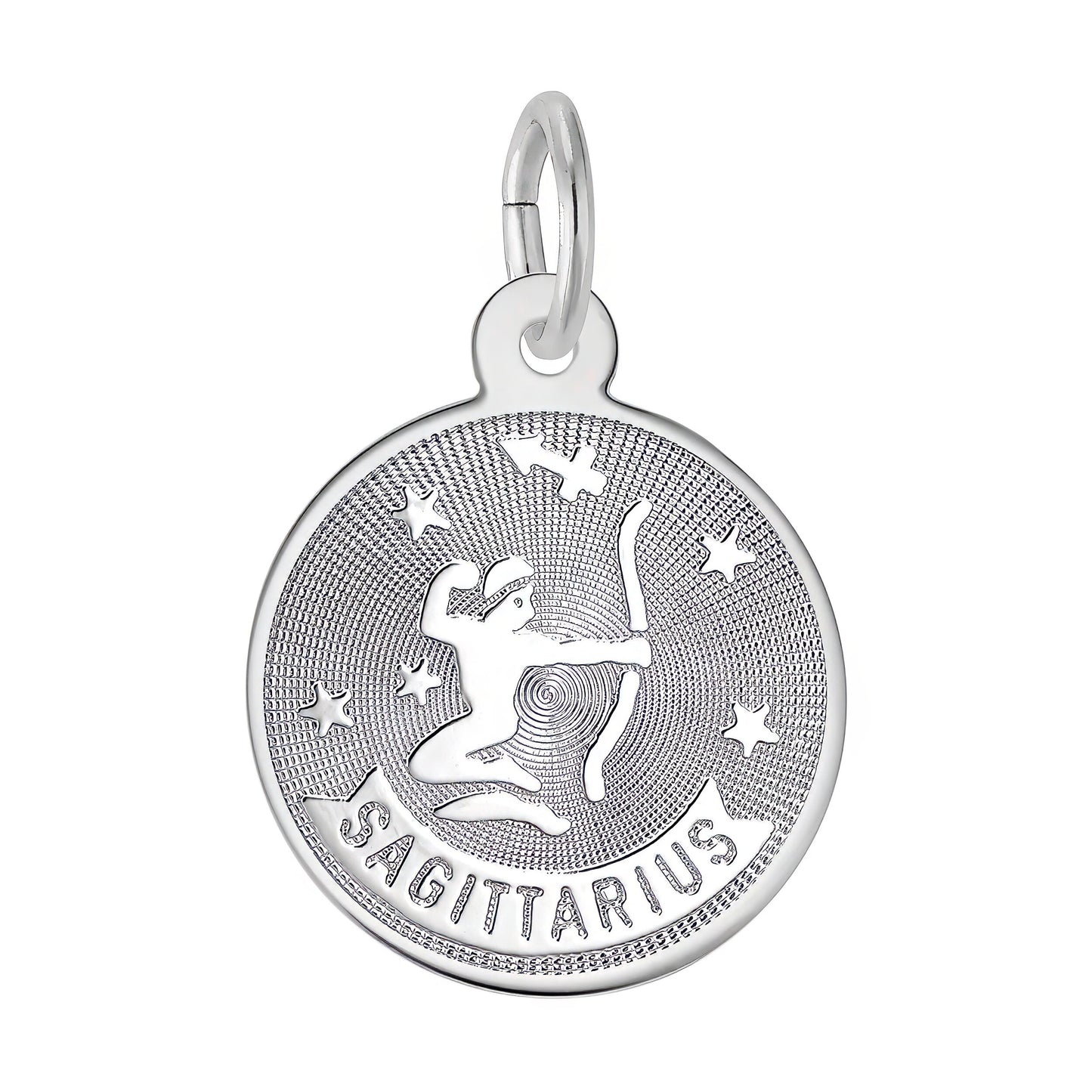 Sagittarius Charm, Sterling Silver