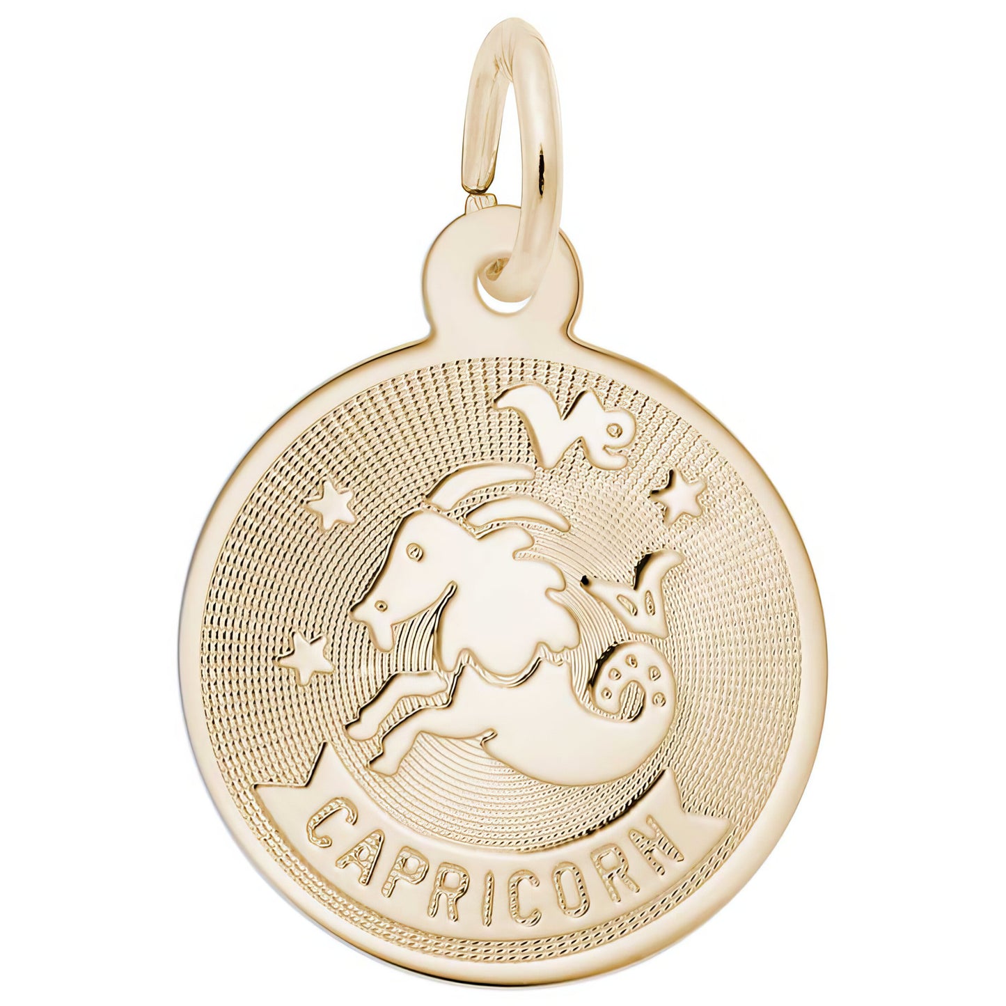 Capricorn Charm, Sterling Silver