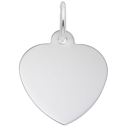 Sterling Silver Extra Small Classic Heart Charm