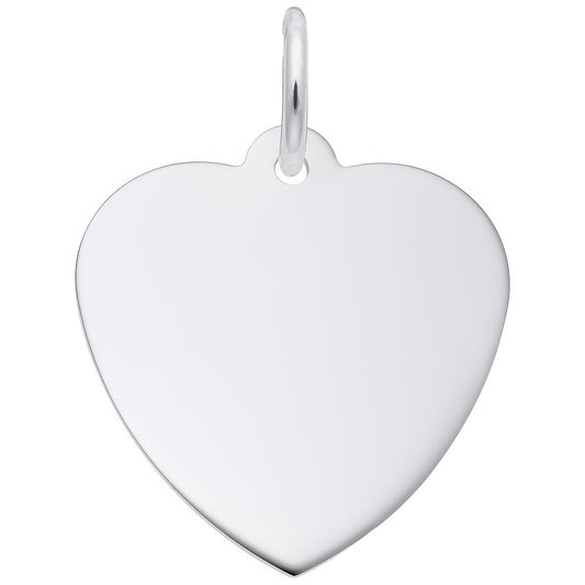 Sterling Silver Small Classic Heart Charm