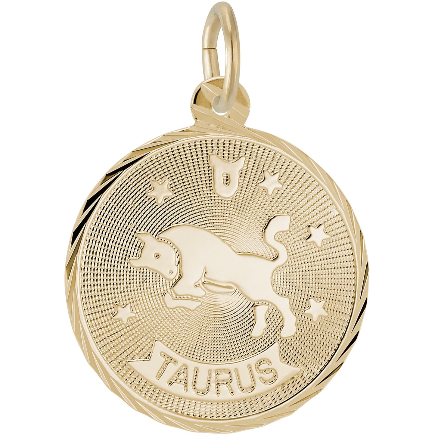Taurus Constellation Charm - Metal - Sterling Silver