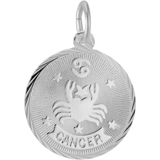 Cancer Constellation Charm - Metal - Sterling Silver
