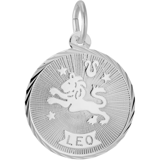 Leo Constellation Charm - Metal - Sterling Silver