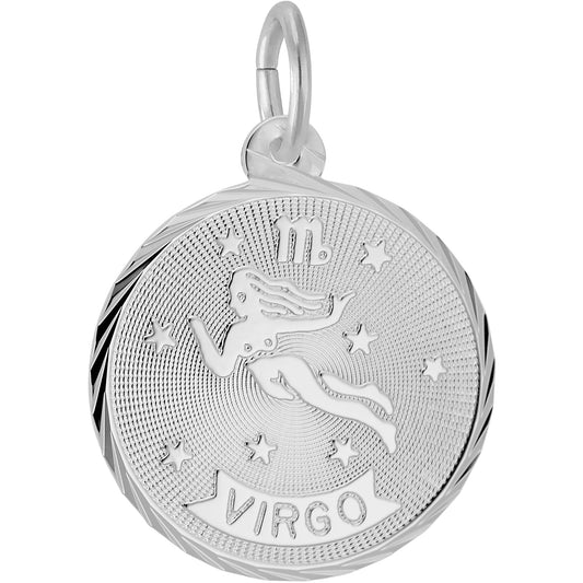 Virgo Constellation Charm - Metal - Sterling Silver