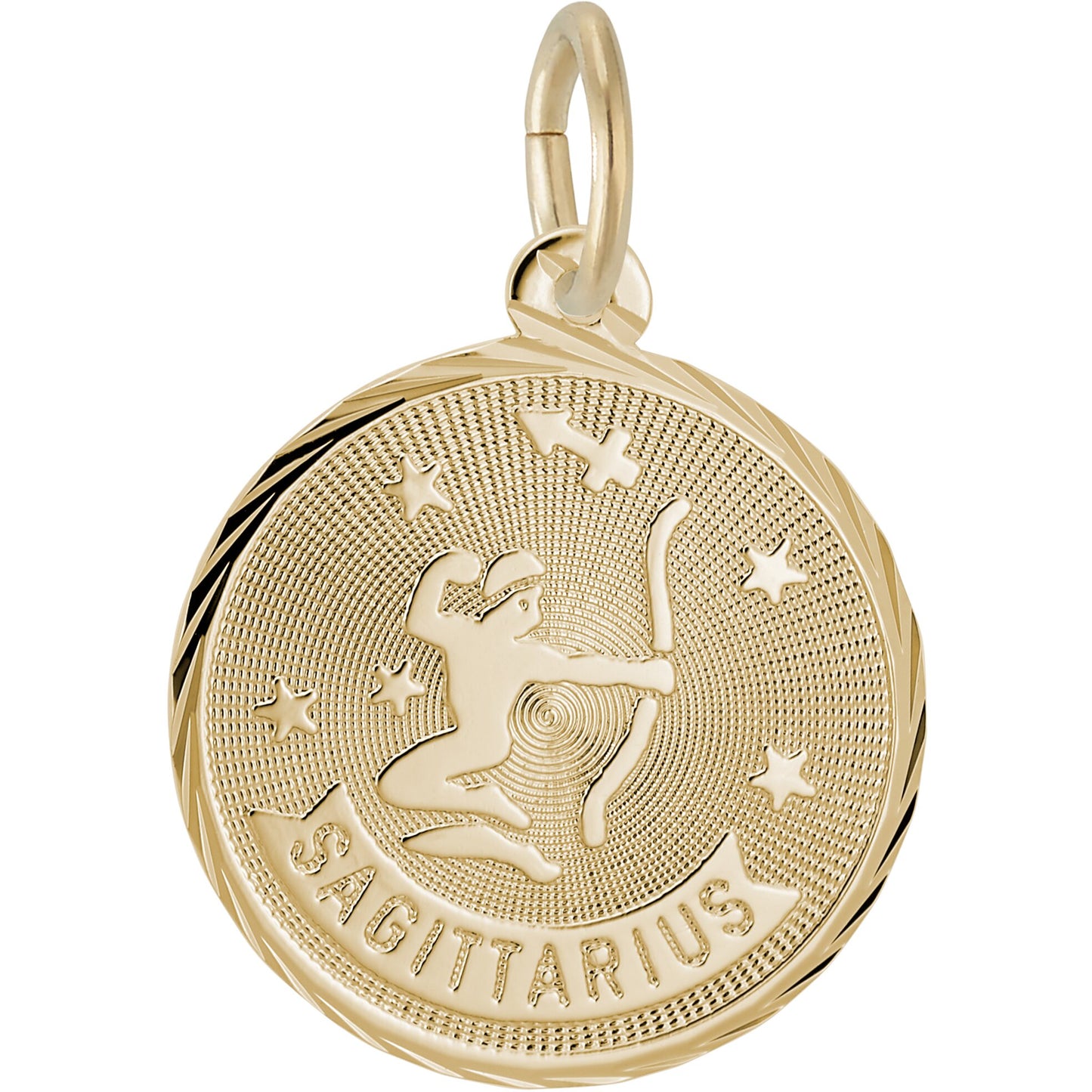 Sagittarius Constellation Charm - Metal - Sterling Silver