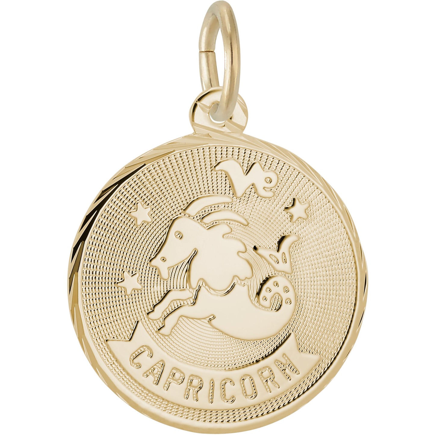 Capricorn Constellation Charm - Metal - Sterling Silver