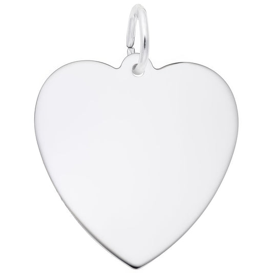 Sterling Silver Classic Heart Charm