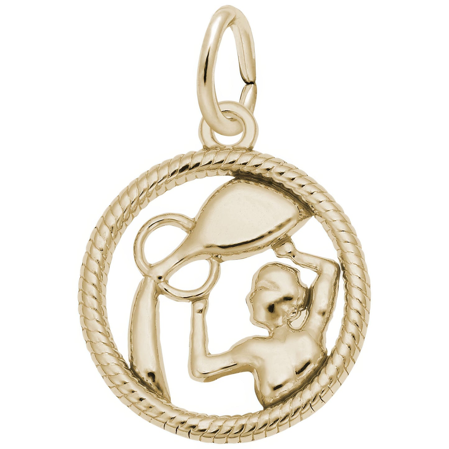 Sterling Silver Zodiac Aquarius Charm