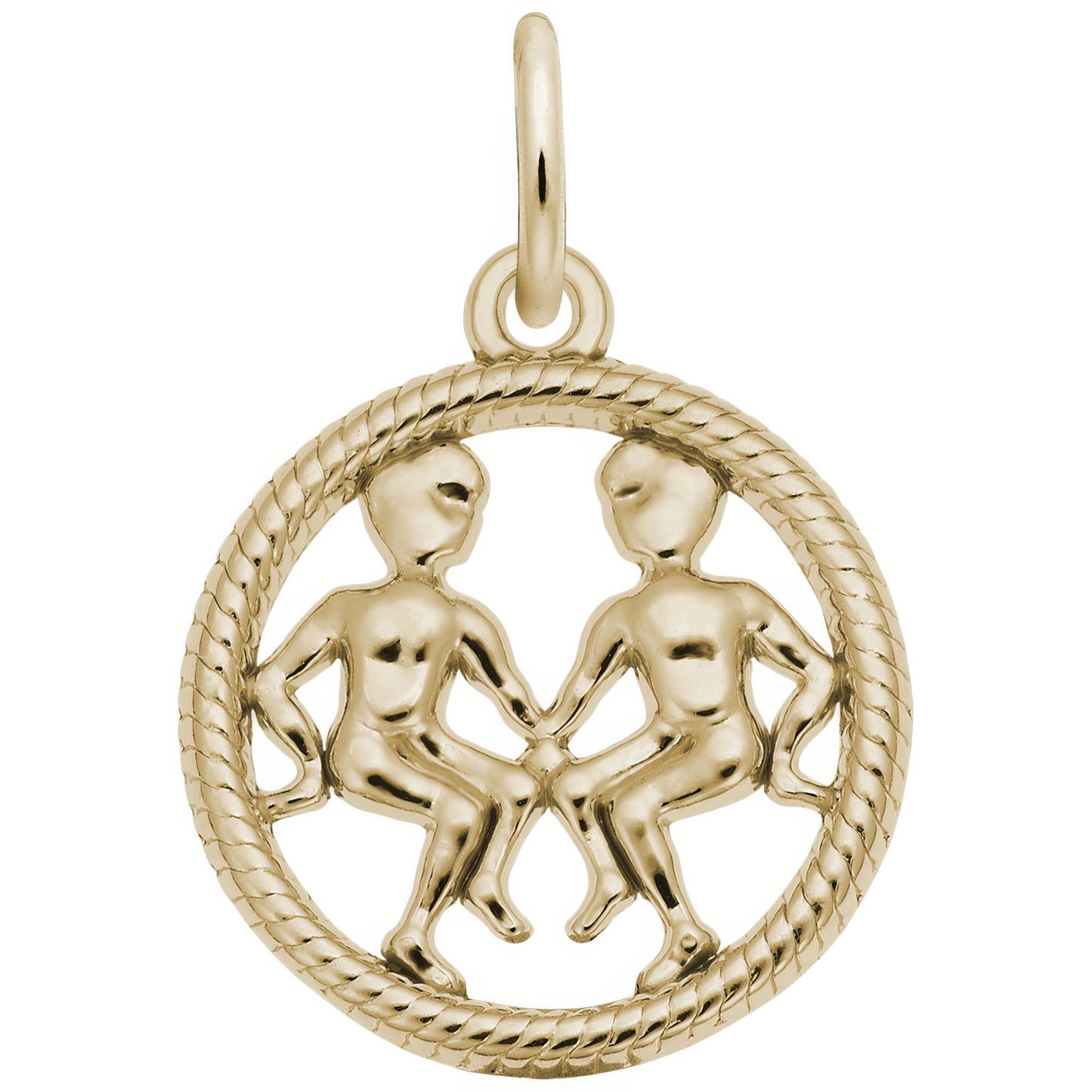 Sterling Silver Zodiac Gemini Charm