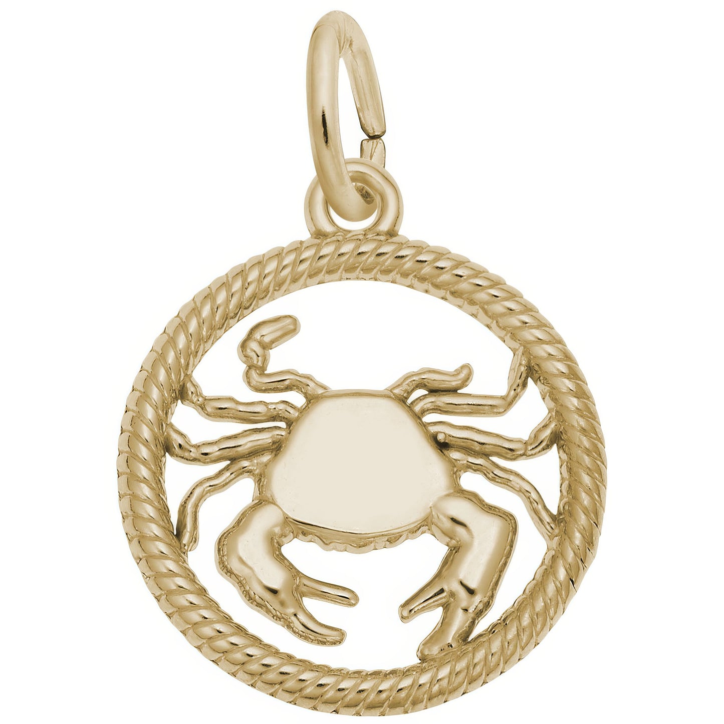Sterling Silver Zodiac Cancer Charm