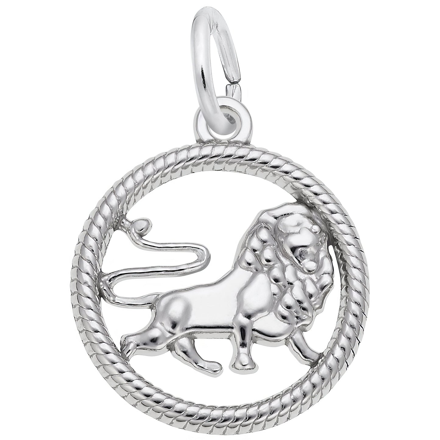 Sterling Silver Zodiac Leo Charm