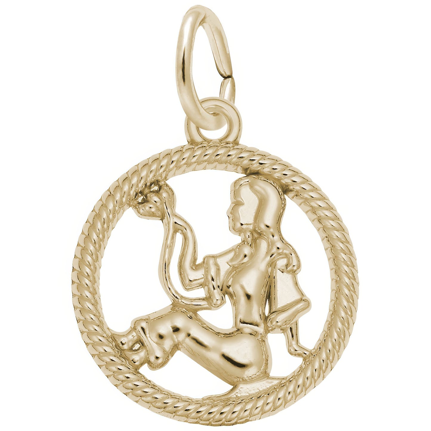 Sterling Silver Zodiac Virgo Charm