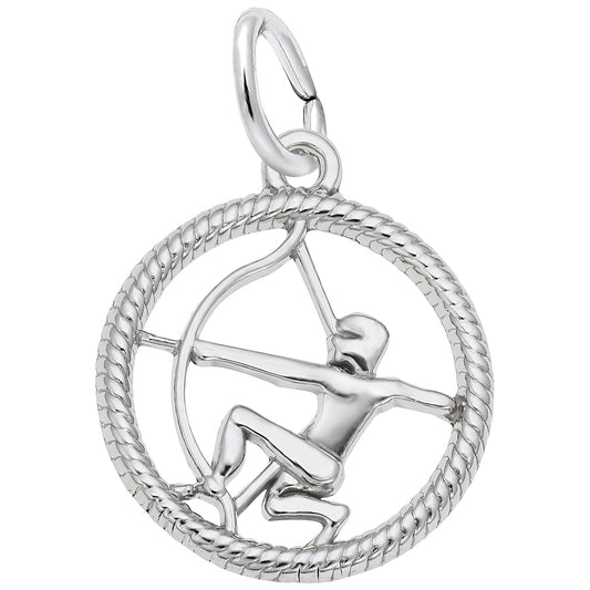Sterling Silver Zodiac Sagittarius Charm