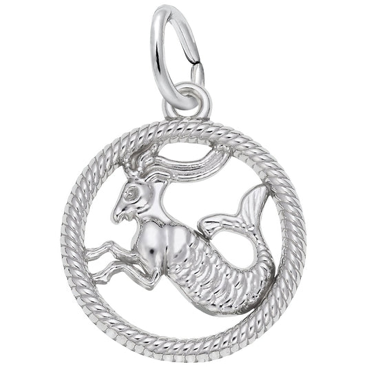 Charms Sterling Silver Zodiac Capricorn Charm