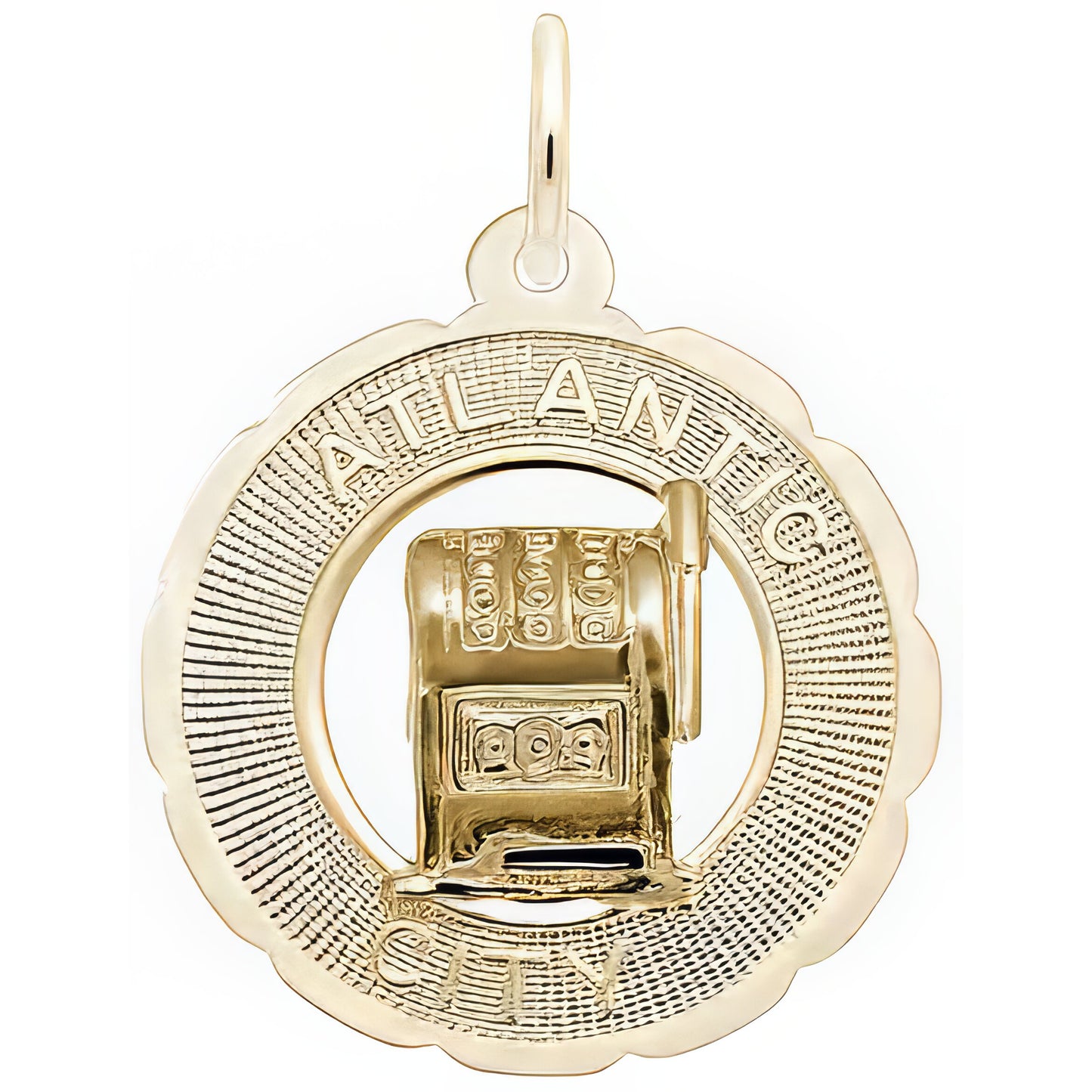 Atlantic City Charm - Metal - Sterling Silver